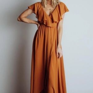 Katya Ruffle Maxi Dress
